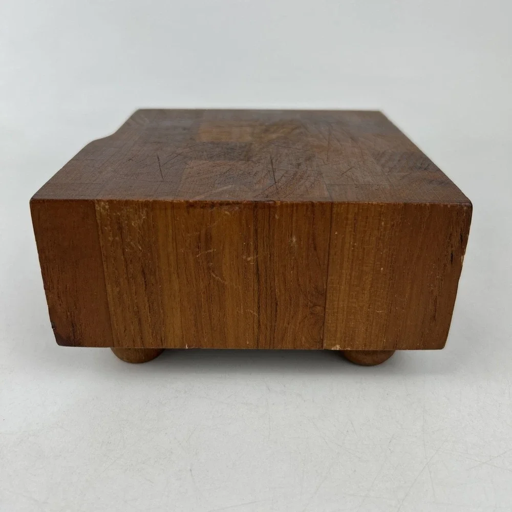 Teak Cheese Cutting Block 5